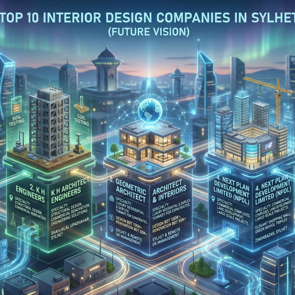 Top 10 Interior Design Company in Sylhet